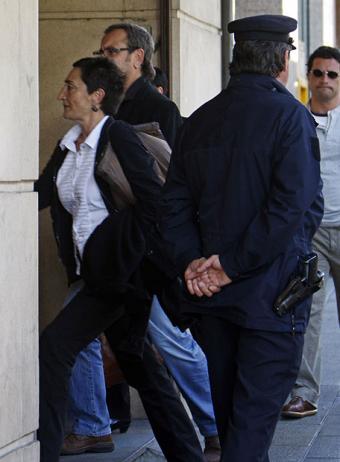 Elena Beloki ayer en la Audiencia Nacional