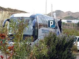 Autobús de funcionarios de la prisión