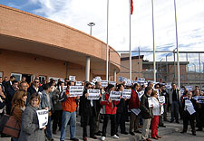 Concentración en Segovia.