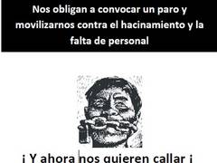 Logo nos quieren callar.