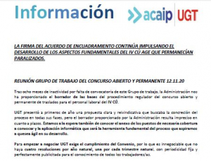 P. Laboral.- Informaci&oacute;n concurso abierto y permanente