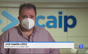 Presidente de Acaip-Ugt en TVE 1