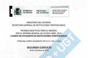 Examen y plantilla supuestos pr&aacute;cticos Ayudantes OEP 2021-2022