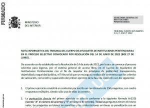 Instrucciones y criterios primer examen Ayudantes OEP 2021-2022