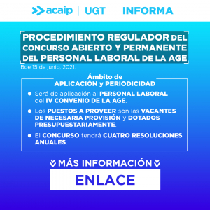 P. Laboral.- Procedimiento regulador concurso abierto y permanente
