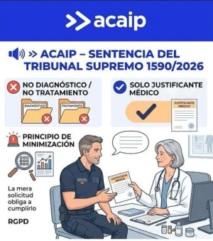 SENTENCIA SUPREMO SOBRE DATOS PERSONALES EN BAJAS M&Eacute;DICAS