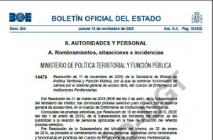 Nombramiento carrera enfermer@s OEP 2018