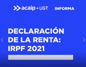 Desgravaci&oacute;n cuota sindical Acaip en renta 2021