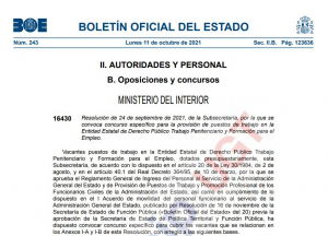 Convocatoria concurso traslados EETPFE