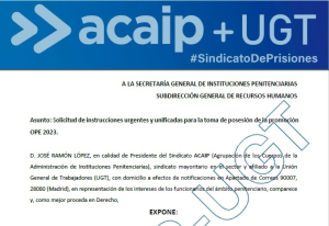 Queja ante la toma de posesi&oacute;n inminente Ayudantes OEP 2023