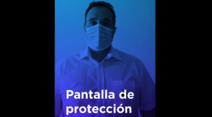 Instrucci&oacute;n utilizacion de EPIS: Utilizaci&oacute;n pantalla protectora