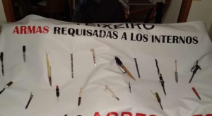 Los funcionarios requisan cientos de pinchos a presos que les amenazan y agreden a diario