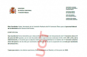P. Laboral.- Redacci&oacute;n permiso dos d&iacute;as por nacimiento