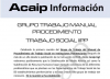 Grupo de trabajo manual de procedimiento de trabajadores Sociales