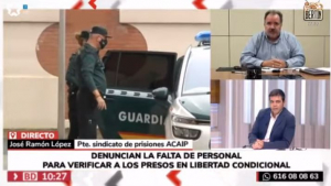 Entrevista presidente de Acaip-Ugt en Telemadrid