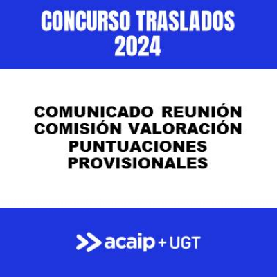 Comunicado reuni&oacute;n Concurso Traslados 2024