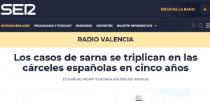 Entrevista en cadena ser sobre casos de sarna