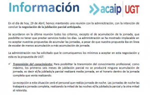 P. Laboral.- Reuni&oacute;n grupo trabajo jubilaci&oacute;n anticipada