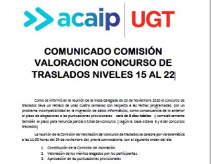 Comunicado reuni&oacute;n concurso traslados 15 al 22