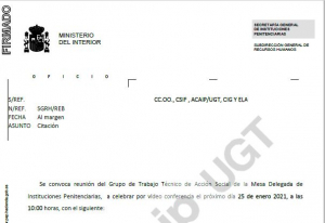 Convocatoria grupo de trabajo Acci&oacute;n Social 2021