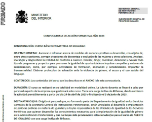 Convocatoria de varios cursos de igualdad y administraci&oacute;n electr&oacute;nica