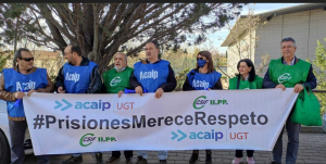 Pitada de Acaip+Ugt y Csif al Secretario General en Cuenca