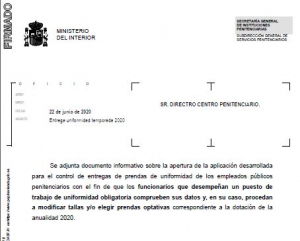 UNIFORMIDAD. MODIFICACI&Oacute;N DE TALLAS Y ELECCI&Oacute;N DE PRENDAS.